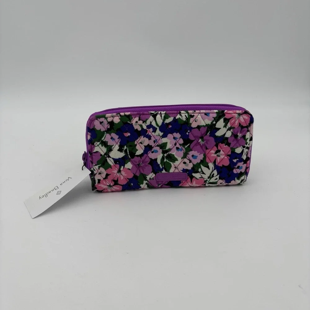 Vera Bradley Accordion Multicolor Wallet‎ Flower Garden 8